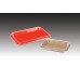 Plasdent FLAT TRAY SIZE B (Ritter) - Dimension: 13½" x 9⅝" x ⅞" - CORAL